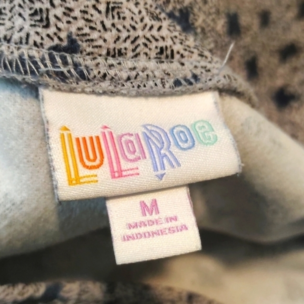 LuLaRoe Pencil Cassie Lavender Blue Skirt EUC Size M #1933 - Picture 5 of 5